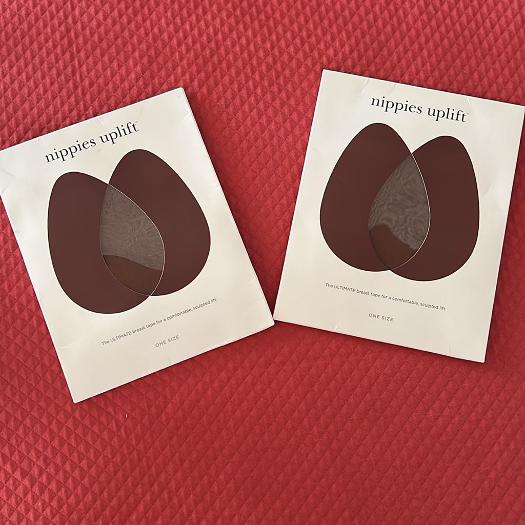 Two 2 New Packets Of Nippies Uplifts Coco Brown Color